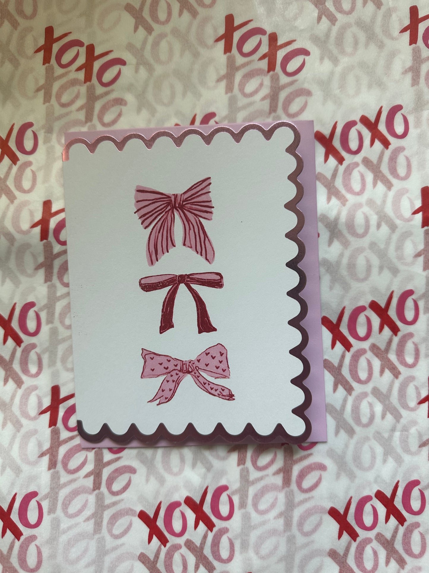 Valentine’s Day Scalloped Cards