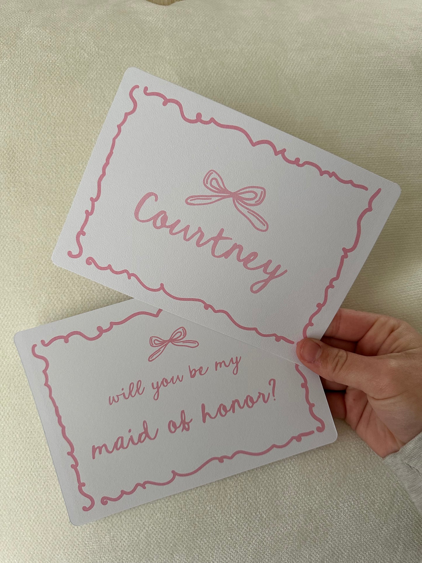 Bridesmaid Asking Cards