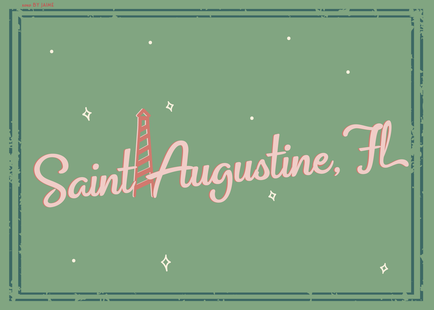 Saint Augustine Postcard